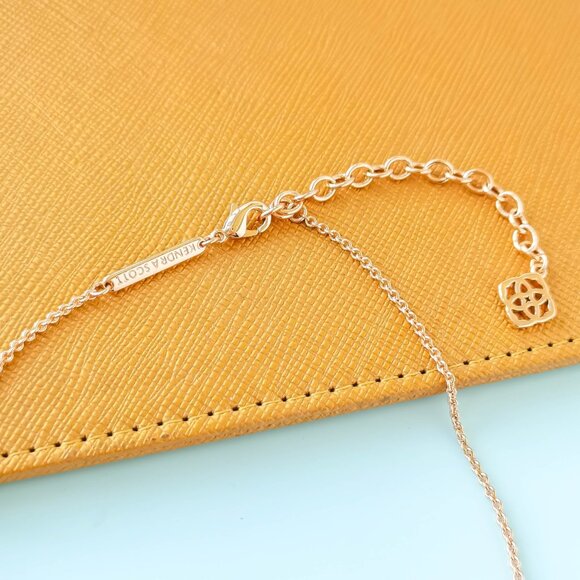 Kendra Scott Elisa Necklace - Rose Gold Drusy - Picture 3 of 3